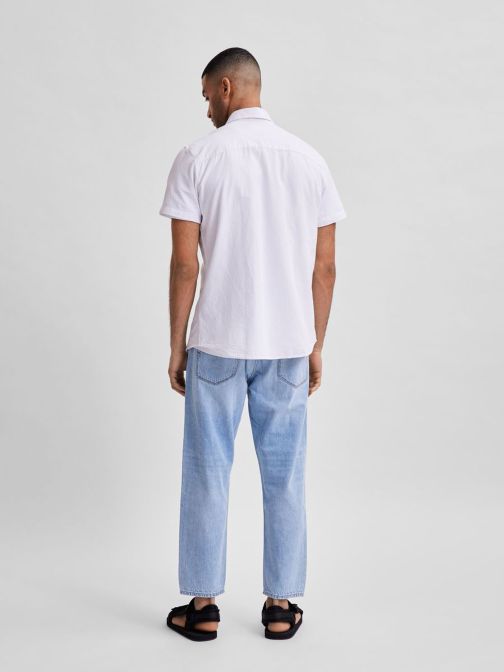 SLIM FIT VÁSZONTARTALMÚ ING