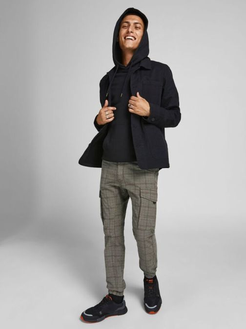 SLIM FIT OLDALZSEBES NADRÁG