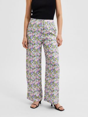 VIRÁGMINTÁS BŐ FAZONÚ NADRÁG 16083569