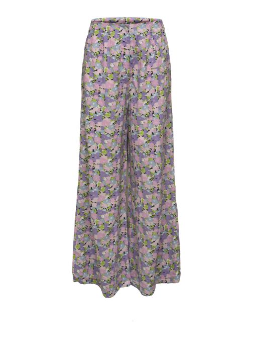 VIRÁGMINTÁS BŐ FAZONÚ NADRÁG