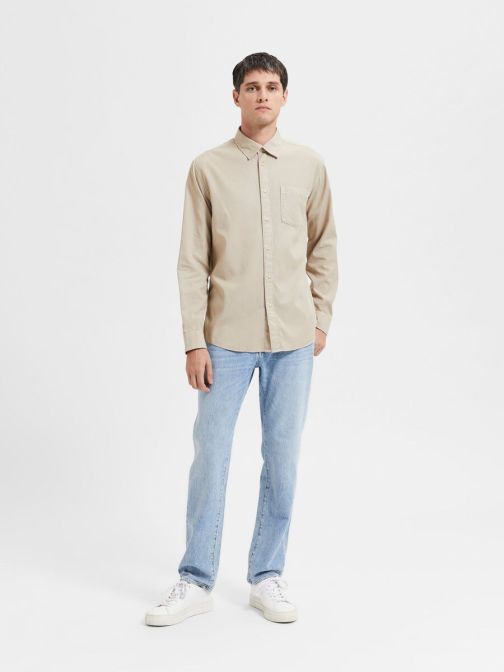 VÁSZONTARTALMÚ REGULAR FIT ING