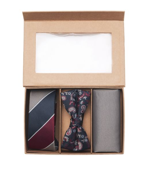 ÚJRAHASZNOSÍTOTT POLIÉSZTER NYAKKENDŐ SZETT