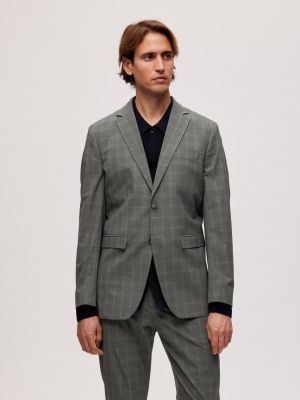 SLIM FIT KOCKÁS ÖLTÖNYZAKÓ 16088461
