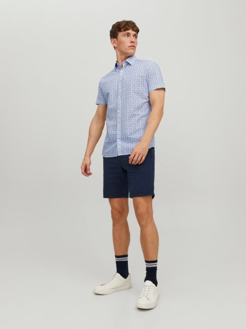 SLIM FIT VÁSZONTARTALMÚ ING