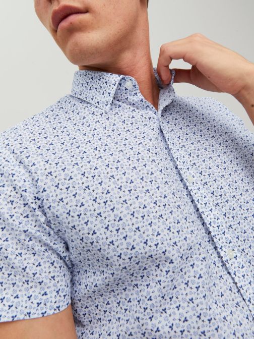 SLIM FIT VÁSZONTARTALMÚ ING