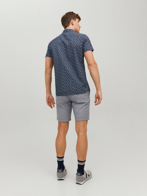 SLIM FIT VÁSZONTARTALMÚ ING