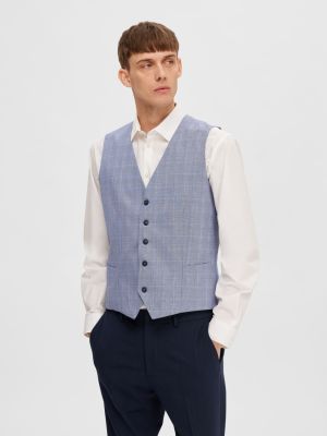 SLIM FIT KOCKÁS MELLÉNY 16089651