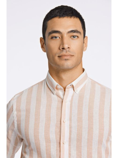 SLIM FIT VÁSZONTARTALMÚ ING