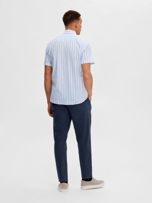 SLIM FIT VÁSZONTARTALMÚ ING