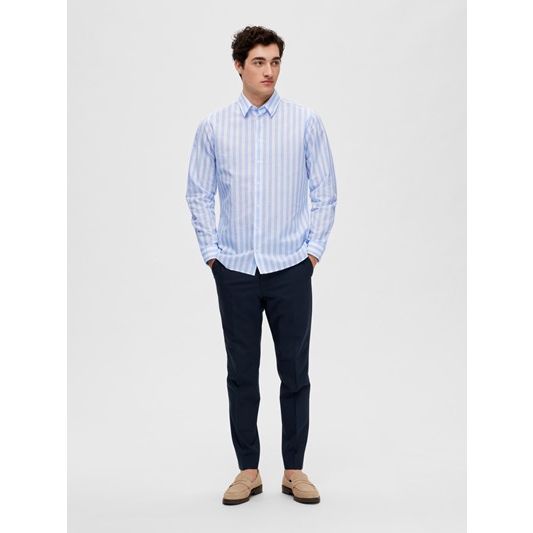 SLIM FIT VÁSZONTARTALMÚ ING