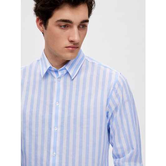 SLIM FIT VÁSZONTARTALMÚ ING