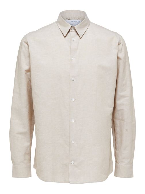 SLIM FIT VÁSZONTARTALMÚ ING