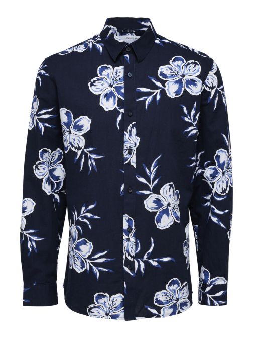 SLIM FIT VÁSZONTARTALMÚ ING