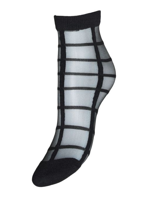 ÁTTETSZŐ MINTÁS ZOKNI - 3 DB