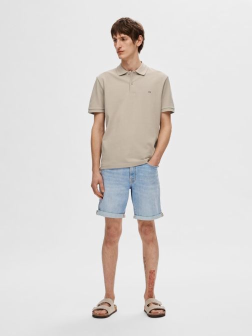 SLIM FIT RÖVID FARMERNADRÁG