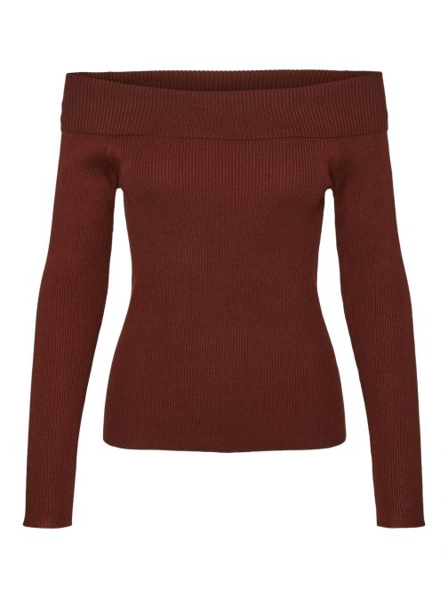 NYITOTT VÁLLÚ PULÓVER 