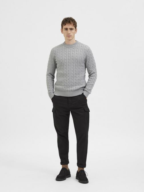STRUCTURE KNITTED PULLOVER