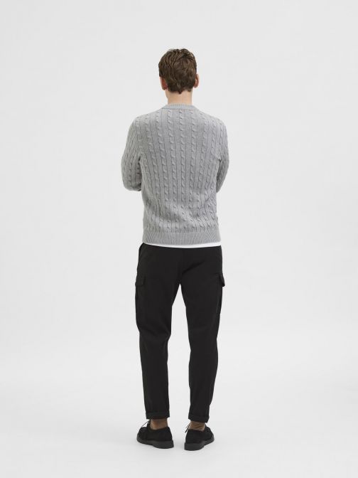 STRUCTURE KNITTED PULLOVER
