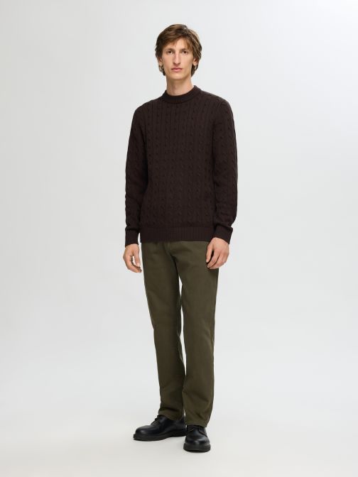 STRUCTURE KNITTED PULLOVER