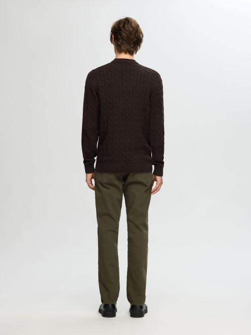 STRUCTURE KNITTED PULLOVER