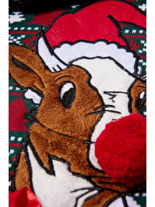 KARÁCSONYI MINTÁS KÖTÖTT PULÓVER 