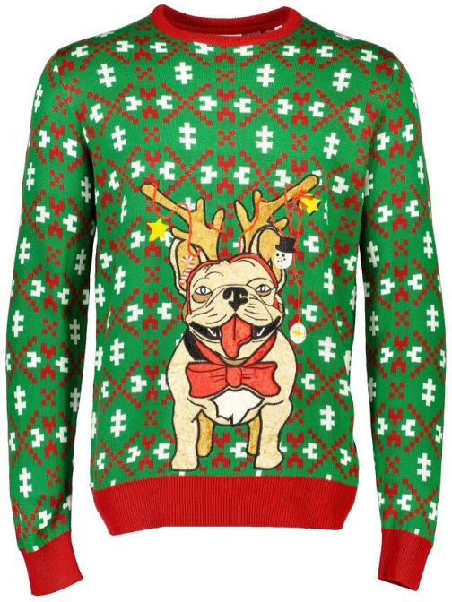 KARÁCSONYI MINTÁS KÖTÖTT PULÓVER 