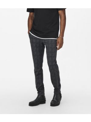 SLIM FIT KOCKÁS NADRÁG 22019887