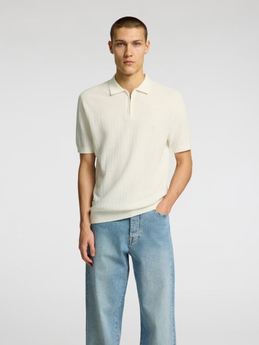 KÖTÖTT CIPZÁRAS GALLÉROS PÓLÓ