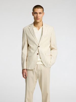 LENVÁSZONTARTALMÚ REGULAR FIT SPORTZAKÓ 16097093