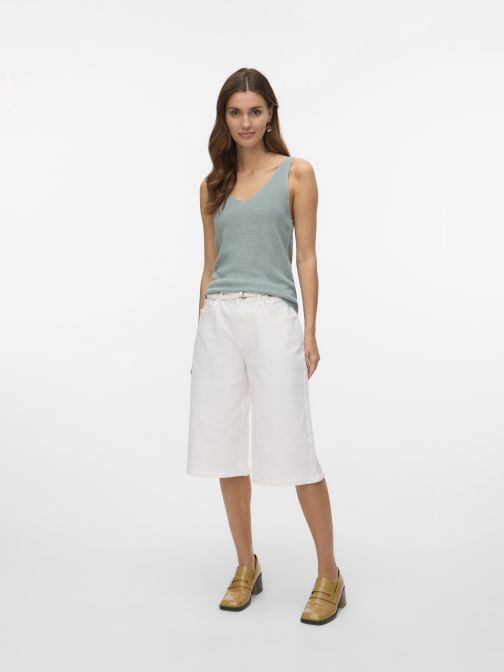 V-NYAKÚ BORDÁZOTT TOP 