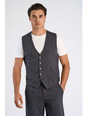 PAMUTVÁSZON MELLÉNY 30-305520