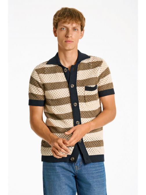 LYUKMINTÁS KÖTÖTT KARDIGÁN 