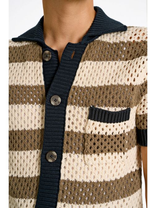 LYUKMINTÁS KÖTÖTT KARDIGÁN 