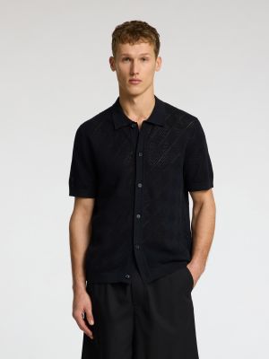 STRUKTÚRÁLT KÖTÖTT GALLÉROS PÓLÓ 16097564