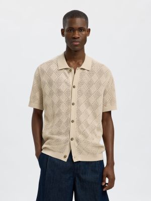 STRUKTÚRÁLT KÖTÖTT GALLÉROS PÓLÓ 16097564