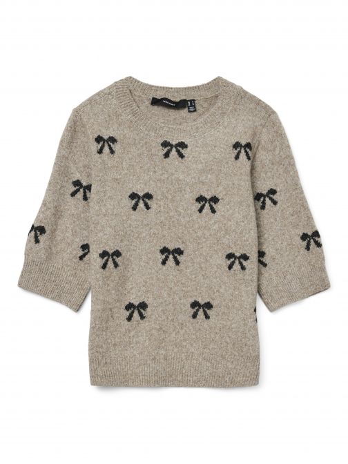 O-NYAKÚ KÖTÖTT PULÓVER  