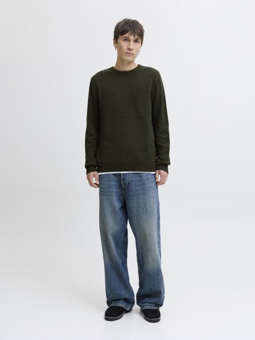 KNITTED COTTON PULLOVER