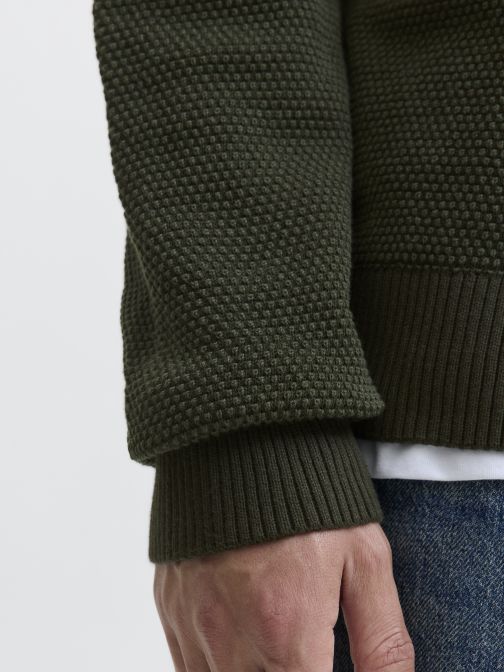 KNITTED COTTON PULLOVER