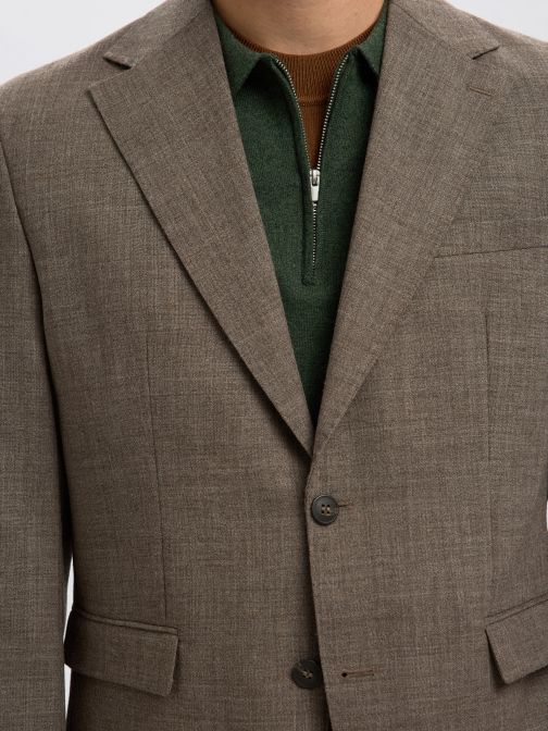 REGULAR FIT WOOL SPORT BLAZER