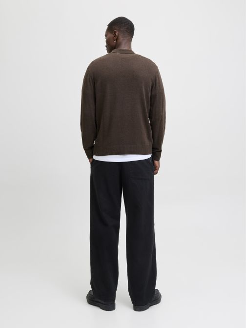 HALF ZIPPED KNITTED POLO