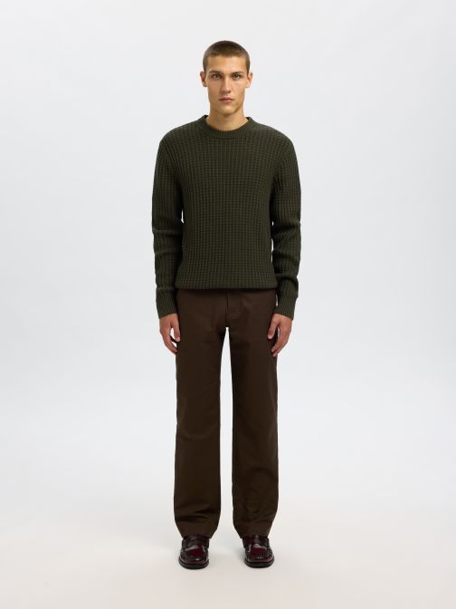STRUCTURED KNITTED PULLOVER