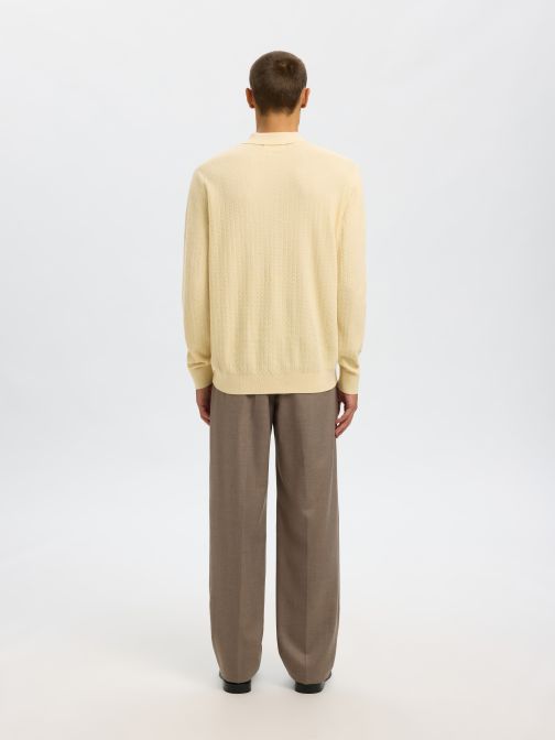 HALF KNITTED PULLOVER