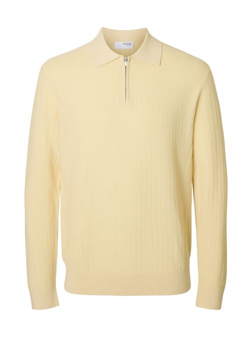 HALF KNITTED PULLOVER