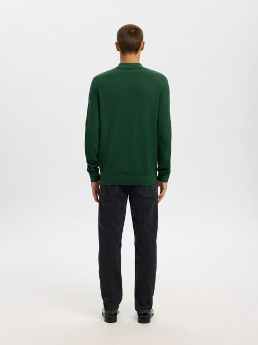 HALF KNITTED PULLOVER