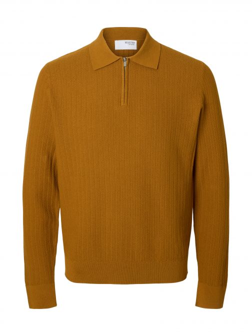 HALF KNITTED PULLOVER