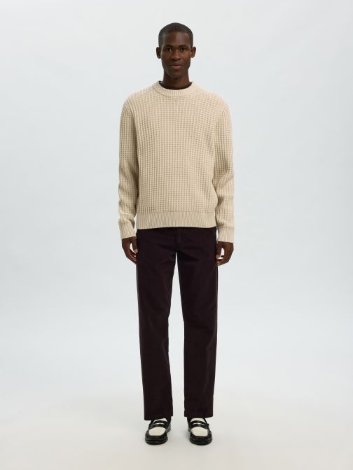 STRUCTURED KNITTED PULLOVER
