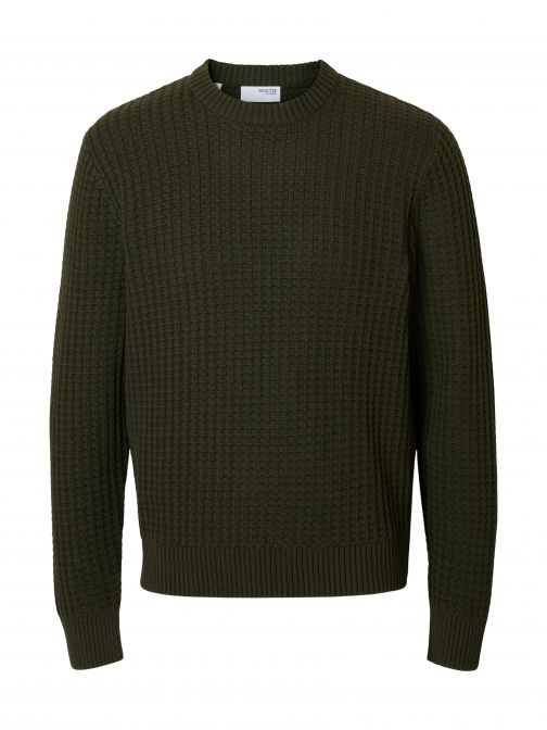 STRUCTURED KNITTED PULLOVER