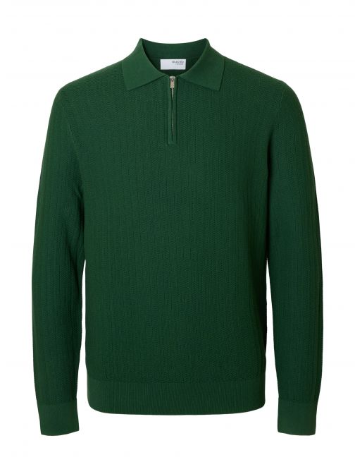 HALF KNITTED PULLOVER