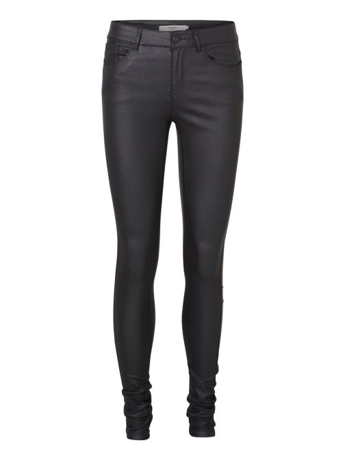 BŐR HATÁSÚ SLIM FIT NADRÁG