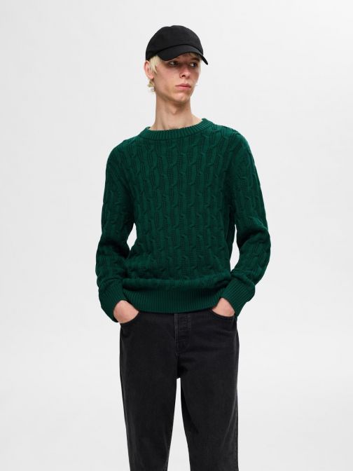 ORGANIC COTTON KNITTED PULLOVER